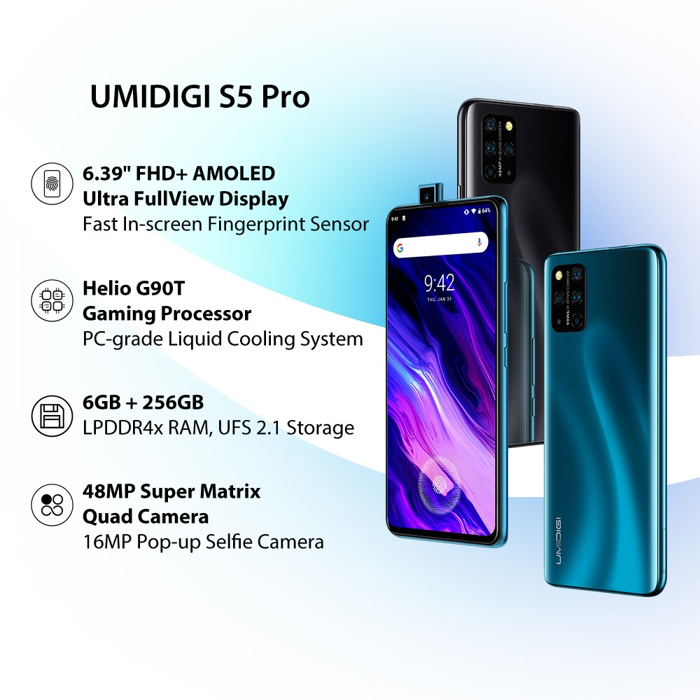 スマホ/家電/カメラ[最終値下]ほぼ新品 umidigi S5 pro オーシャンブルー - lehri.ma